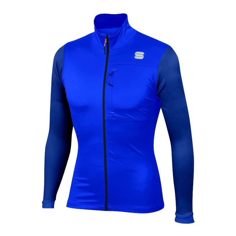 трикотажная кофта Sportful Rythmo Jersey синяя трикотажная кофта Sportful Rythmo Jersey синяя